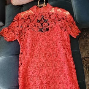 Embroidery MINI SHIFT DRESS